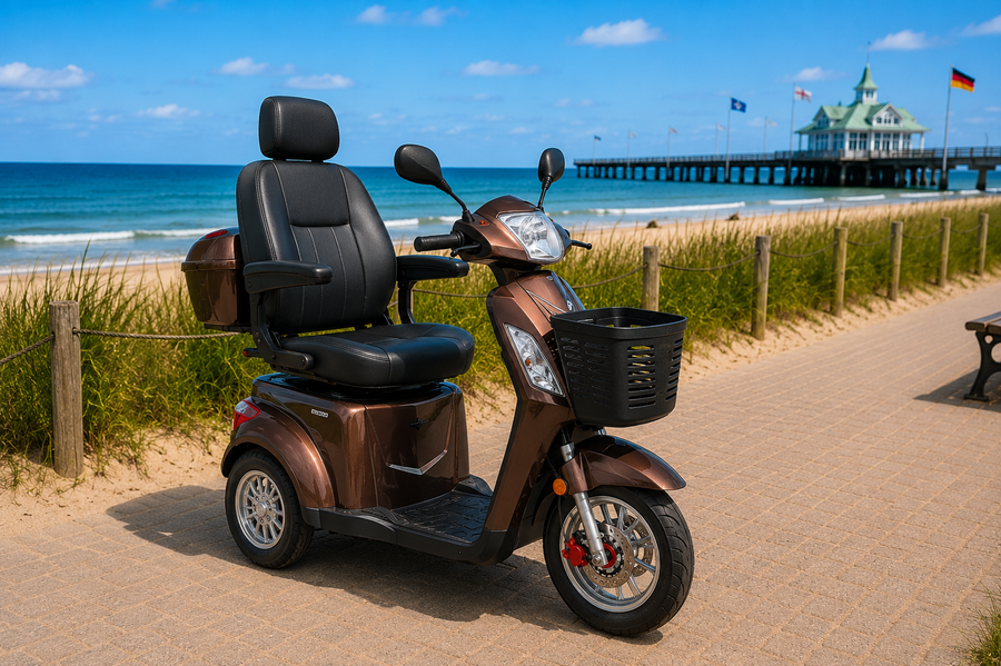 Aktiv Deutschland Lolland – 20 km/h Elektromobil mit Heckbox