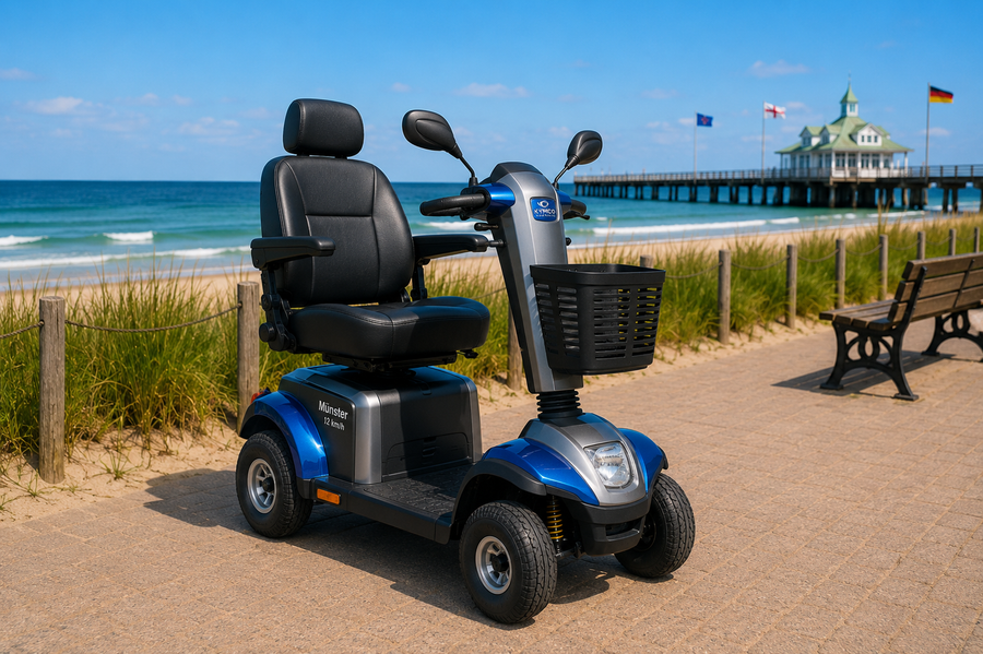 Kymco Münster – 12 km/h E-Mobil Scooter mit großer Beinfreiheit